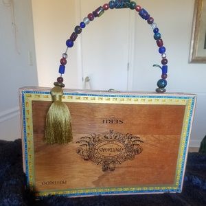 Handmade cigar box purse (new)